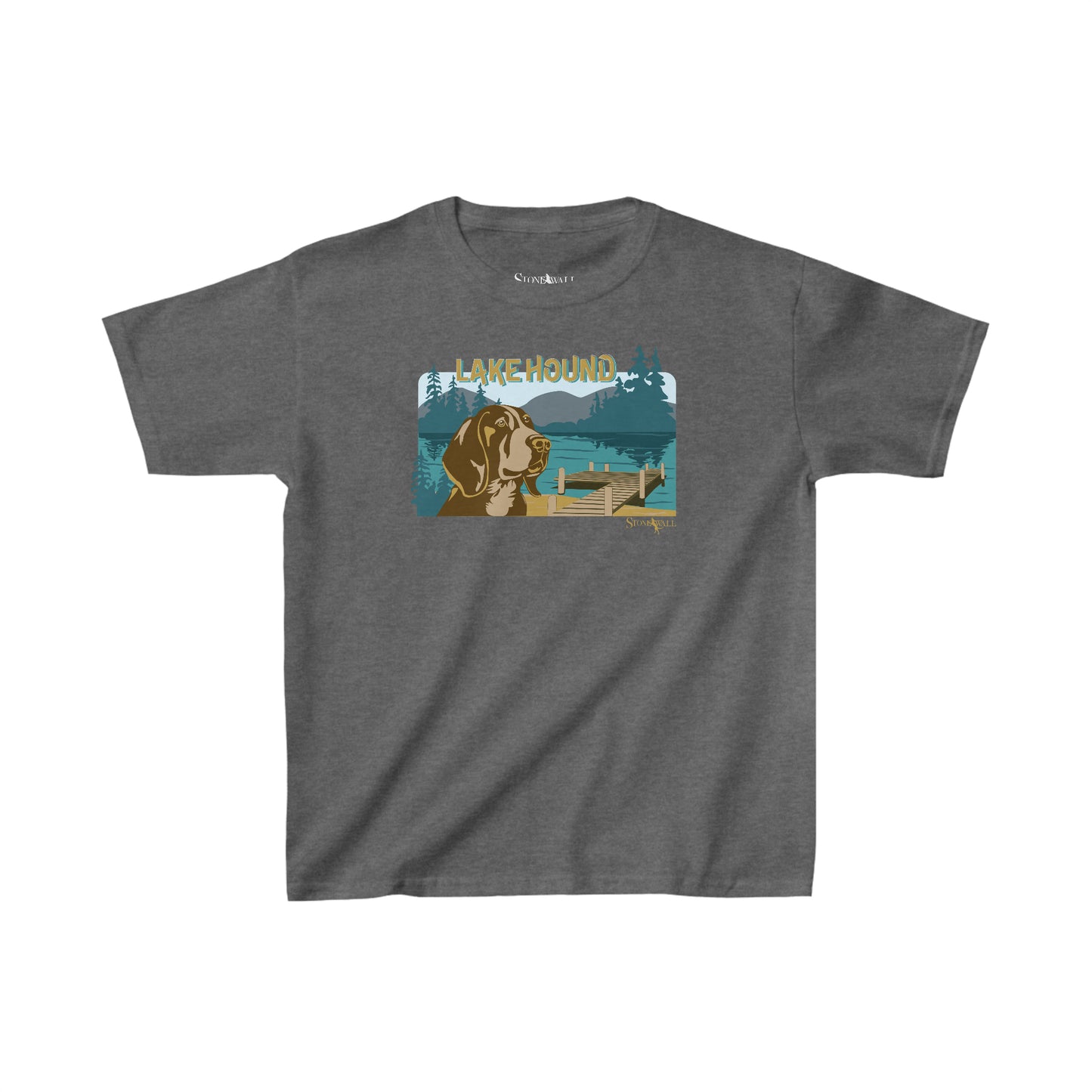 Youth- Lake Hound- Dark Grey tee