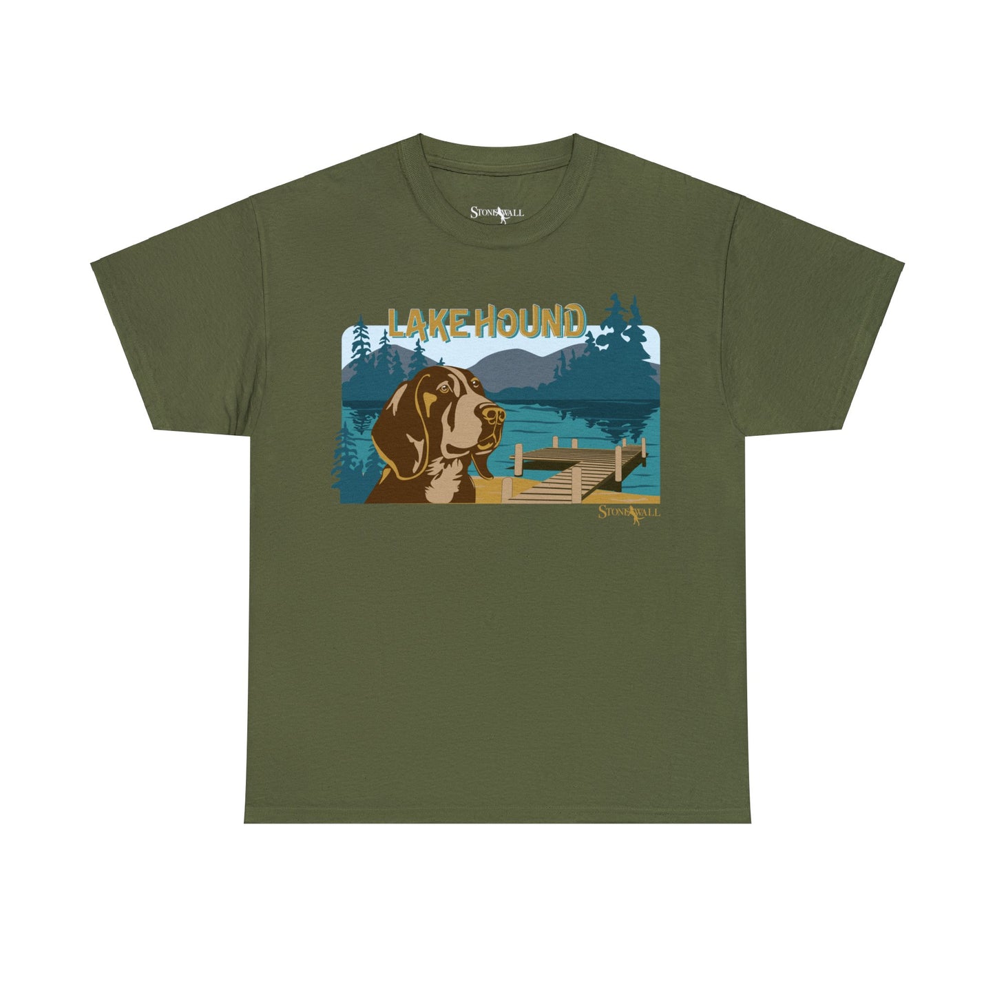 Lake Hound- Green Tee