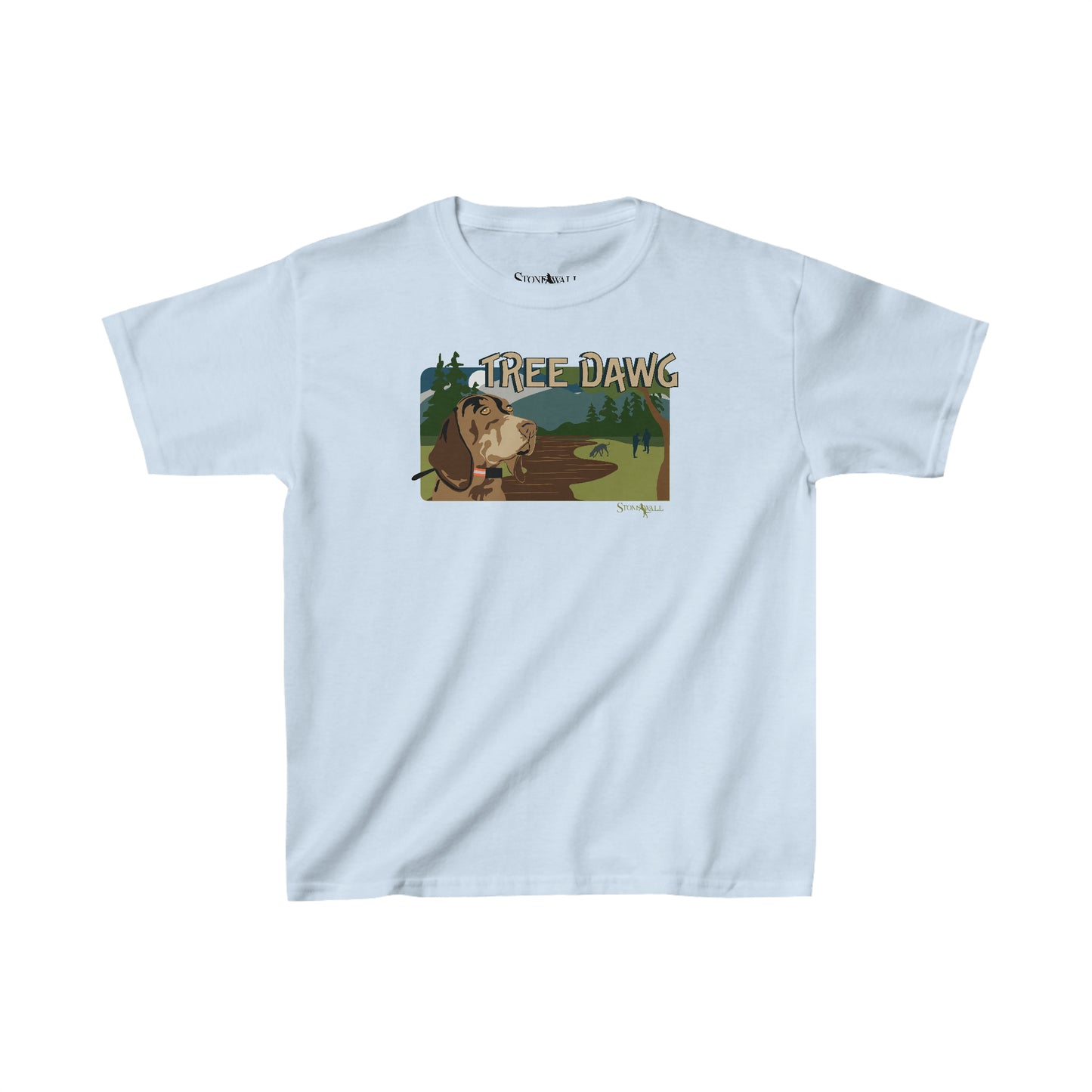 Youth- Tree Dawg- Light Blue Tee