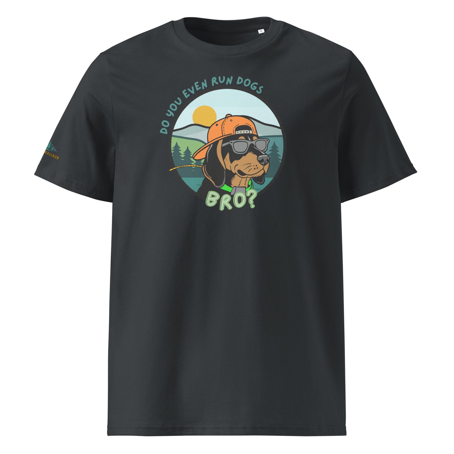 he front artwork features a coonhound completely unbothered and oozing effortless style—sporting a cool hat, dark sunglasses, and a rugged tracking collar