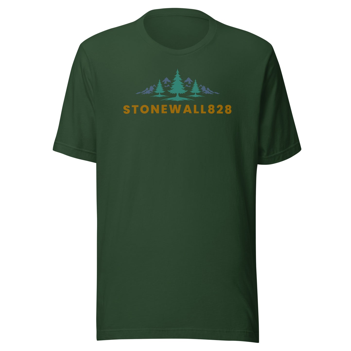 Stonewall828 classic fit logo tee mountain lifestyle casual shirt