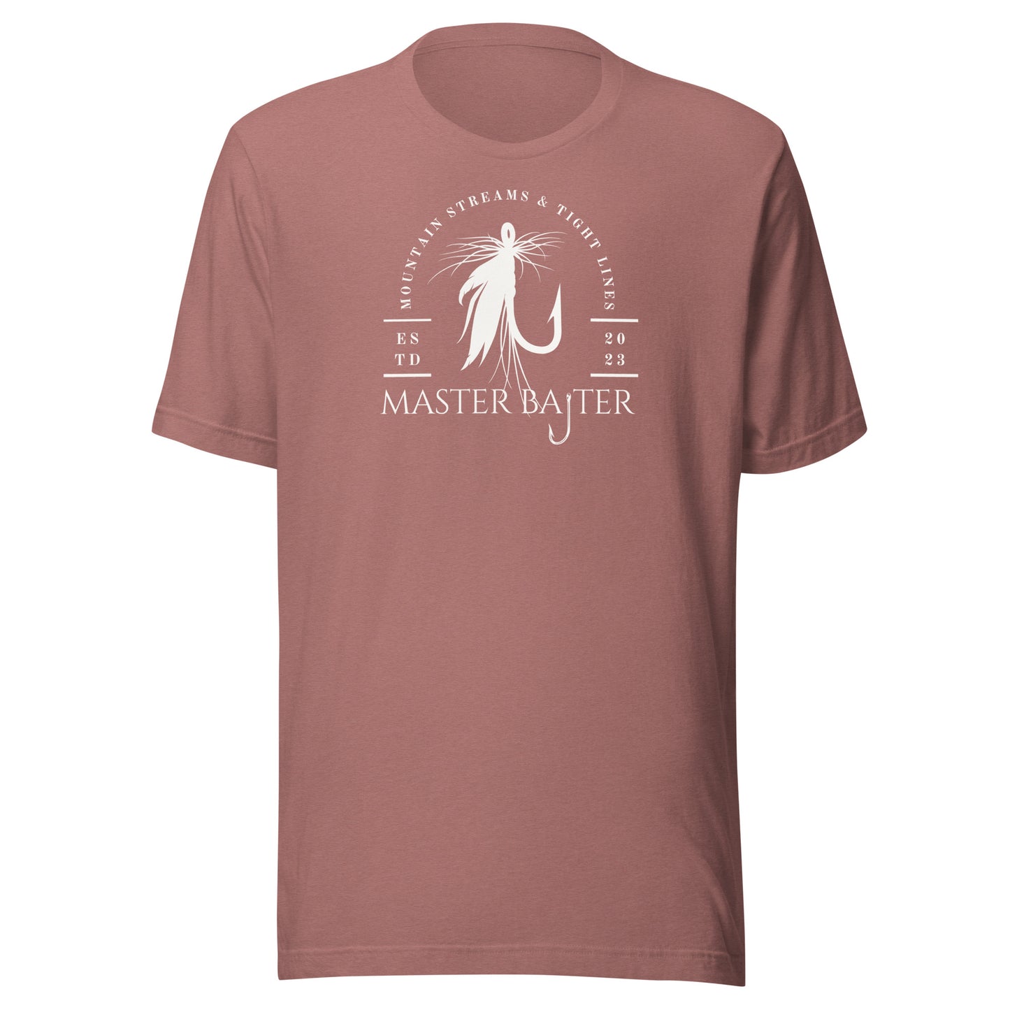 Master Baiter fly fishing graphic t-shirt western North Carolina Stonewall828 apparel