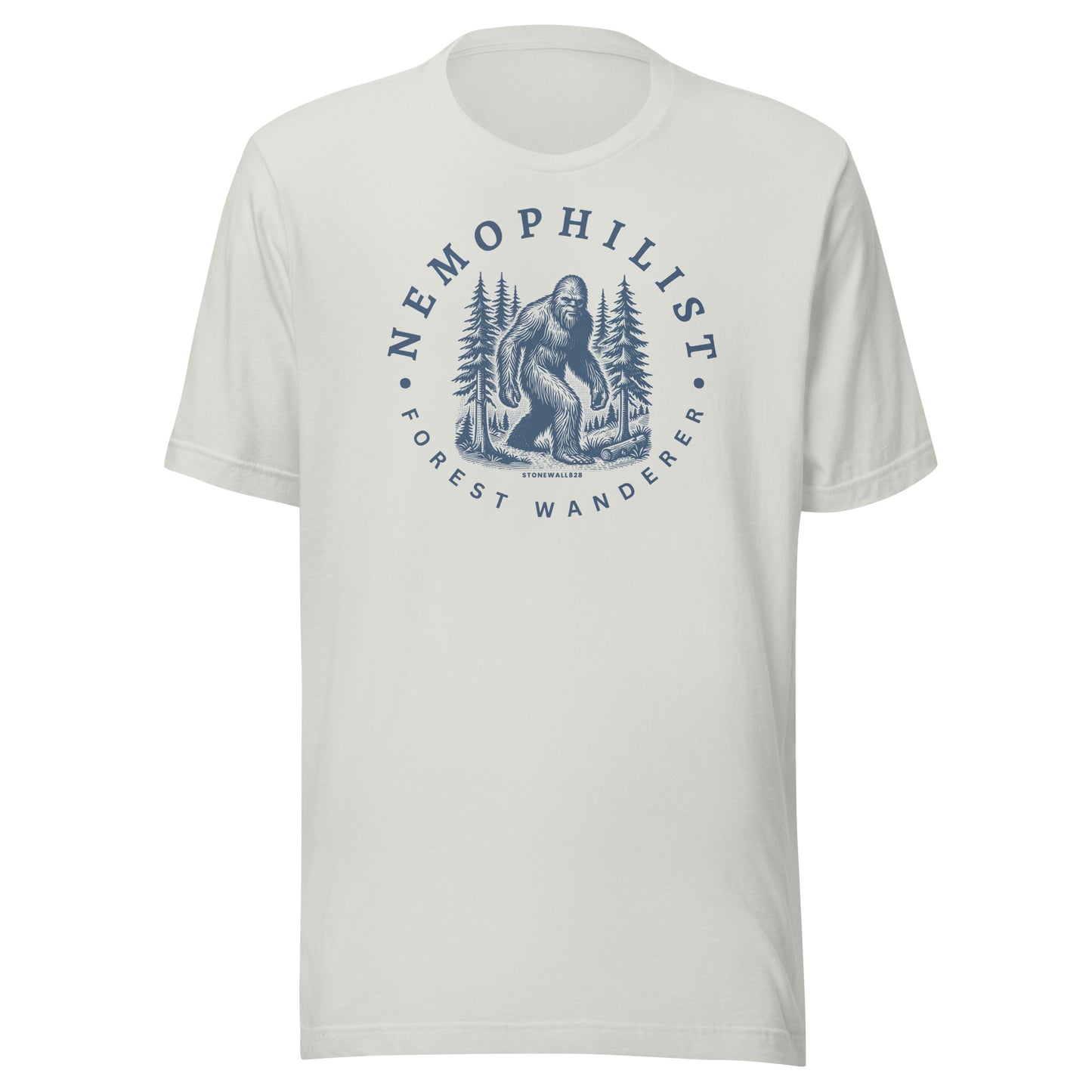 outdoor adventure forest wanderer bigfoot seeker graphic t-shirt mountain hiking apparel Stonewall828