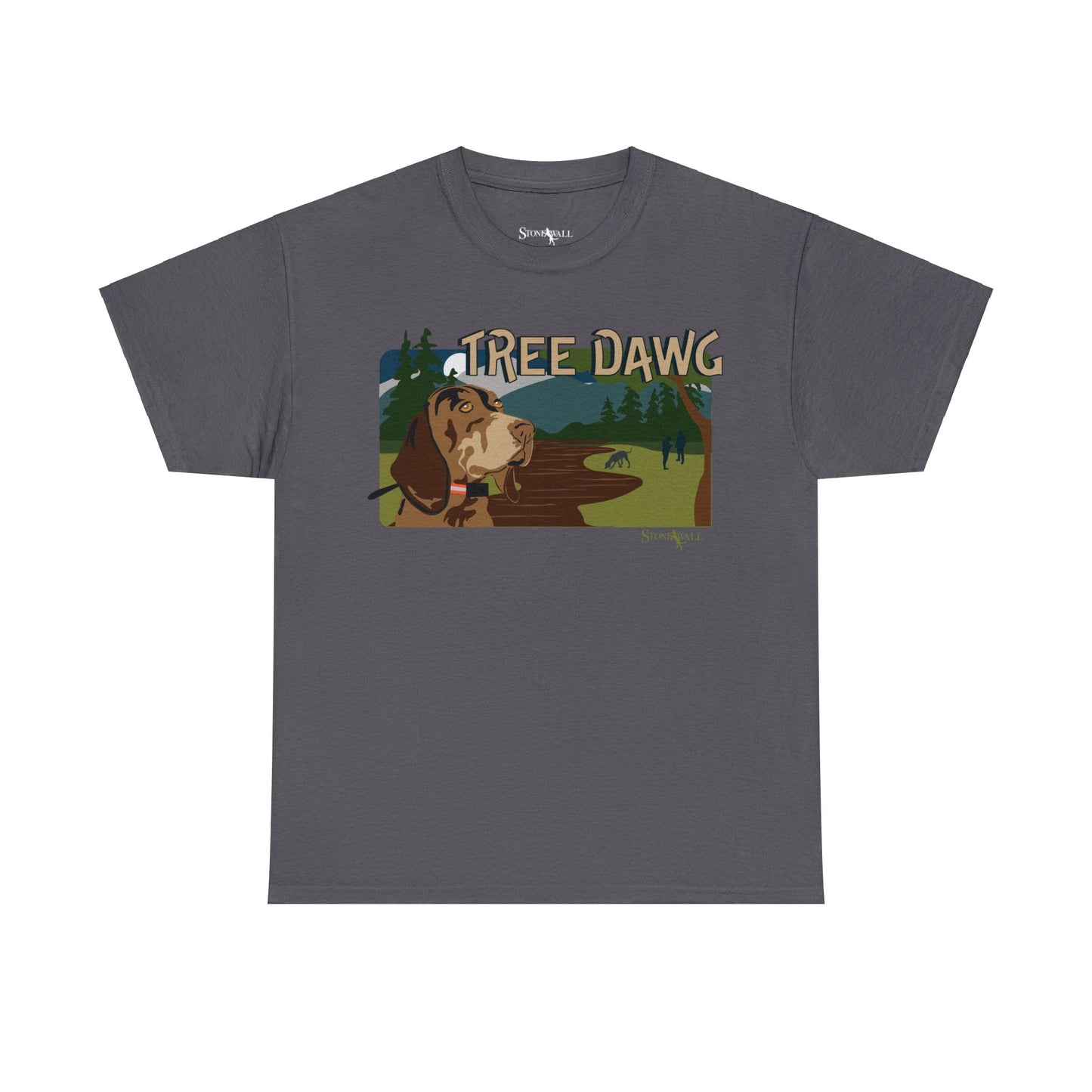 Tree Dawg- Dark Grey Tee