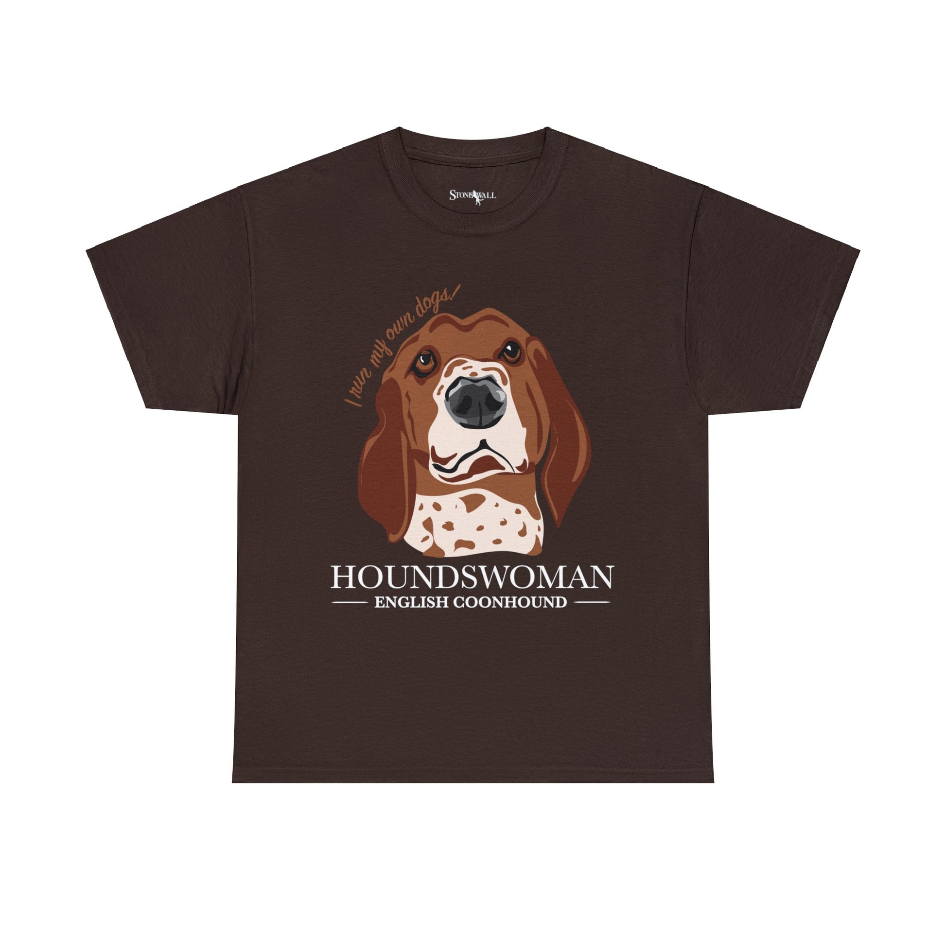 English Coonhound Houndswoman tee