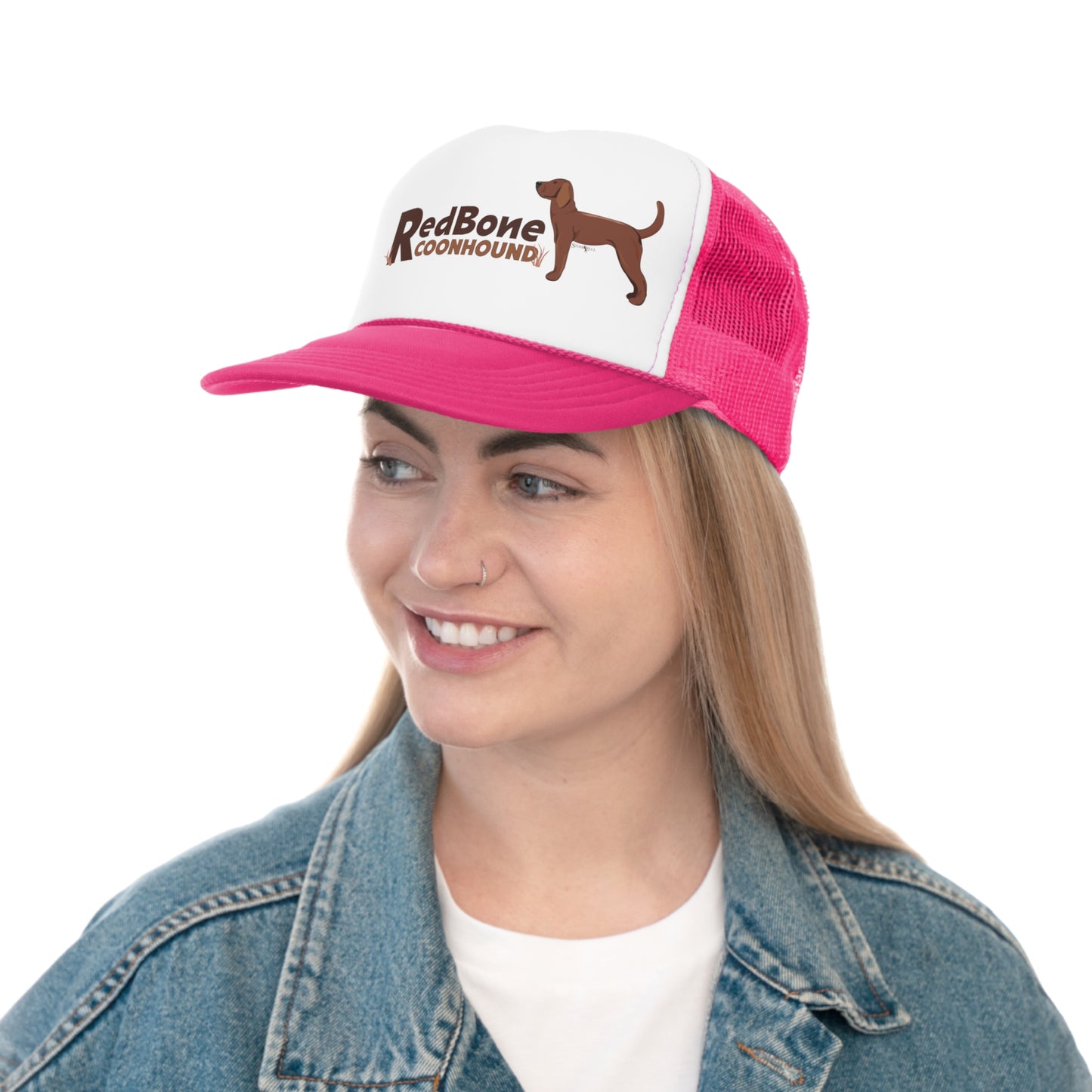 Redbone Coonhound Trucker hat