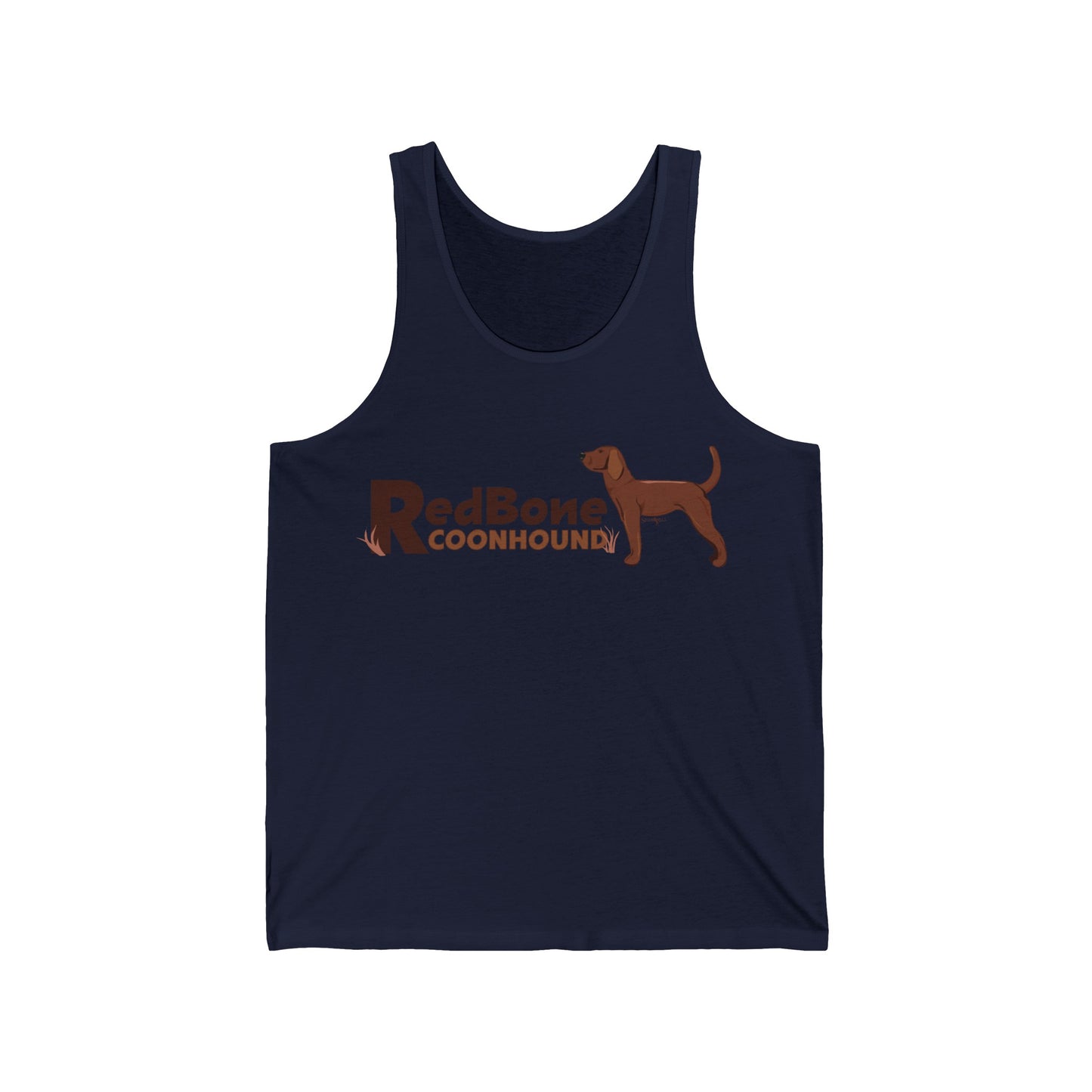 Redbone coonhound tank