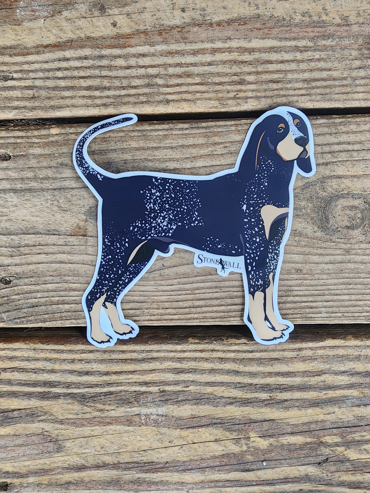 Bluetick Coonhound decal