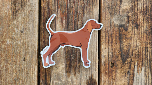 Redbone Coonhound Decal