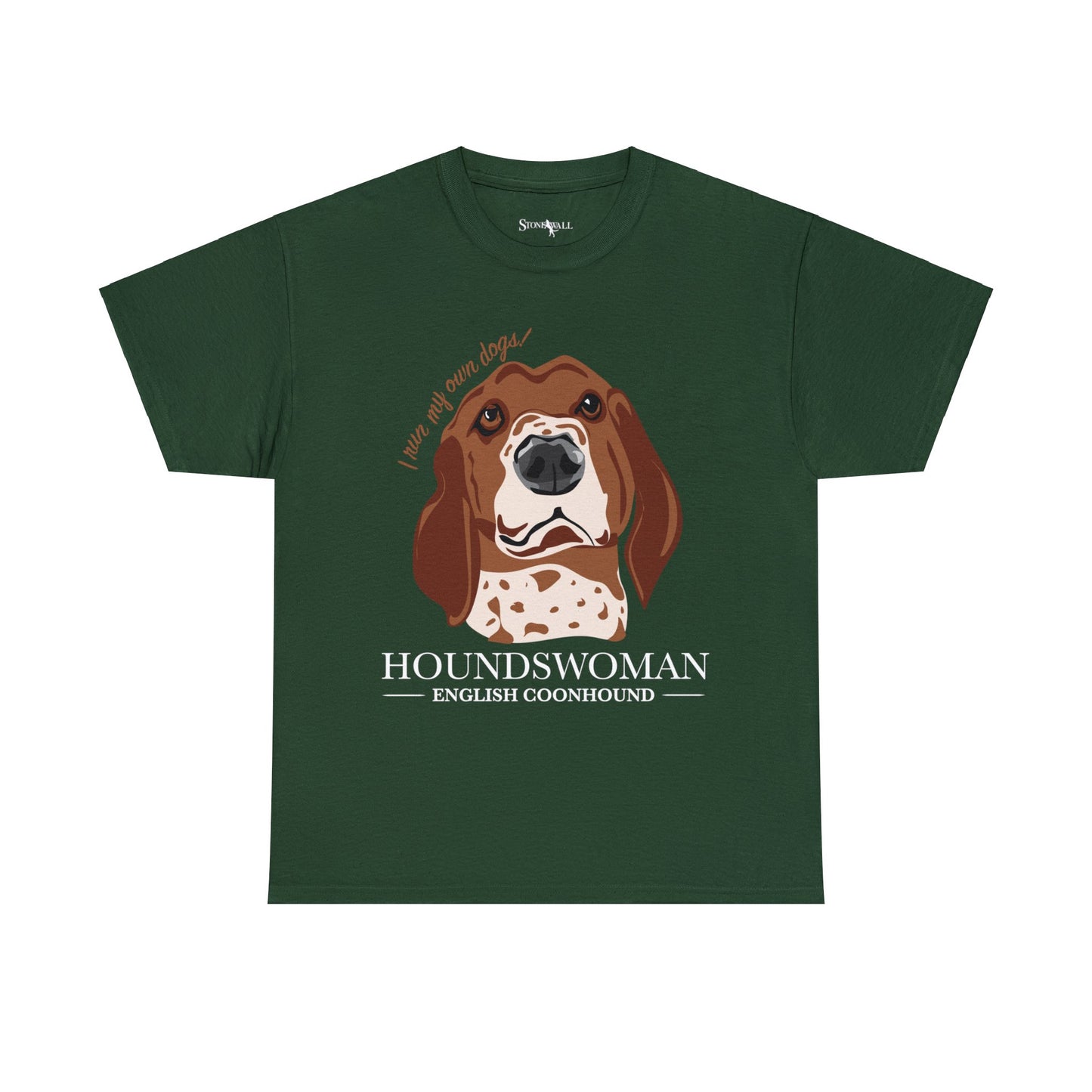 English Coonhound Houndswoman tee