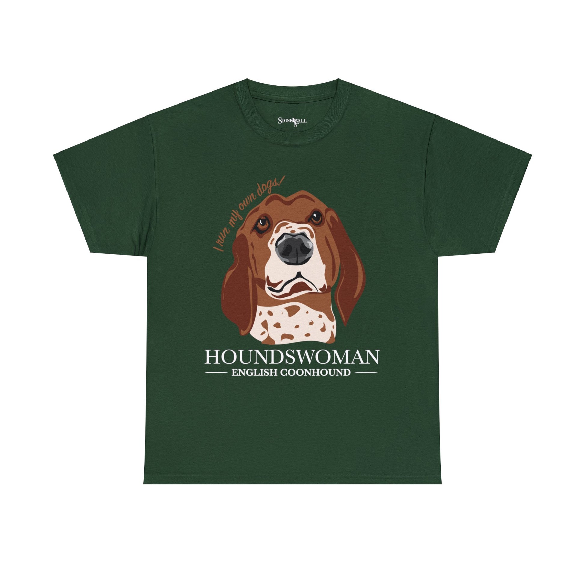 English Coonhound Houndswoman tee