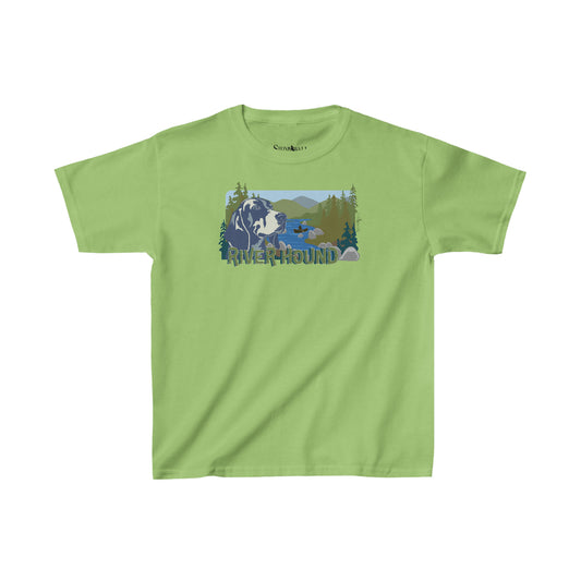 Youth- River Hound- Green tee