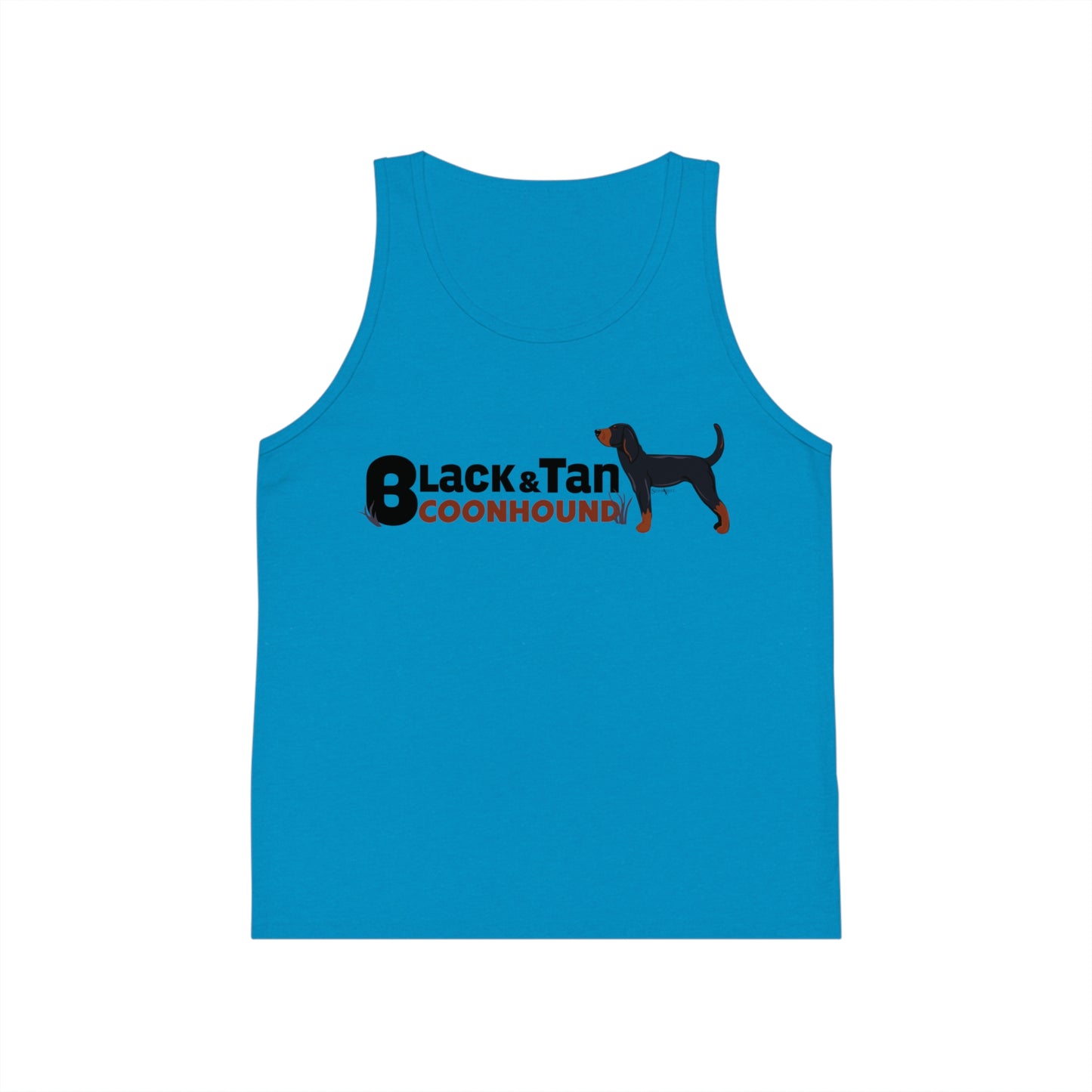 Black and Tan coonhound tank top