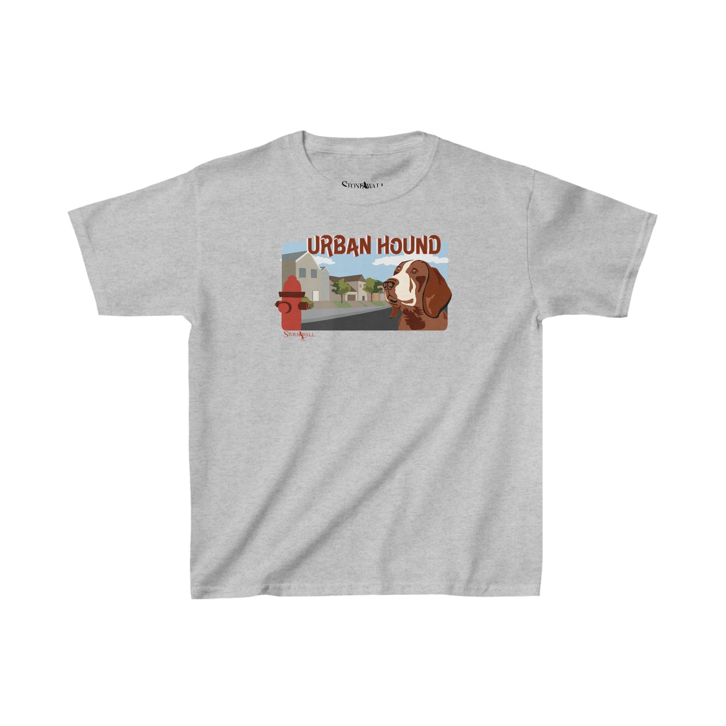 Youth- Urban Hound- light grey Tee