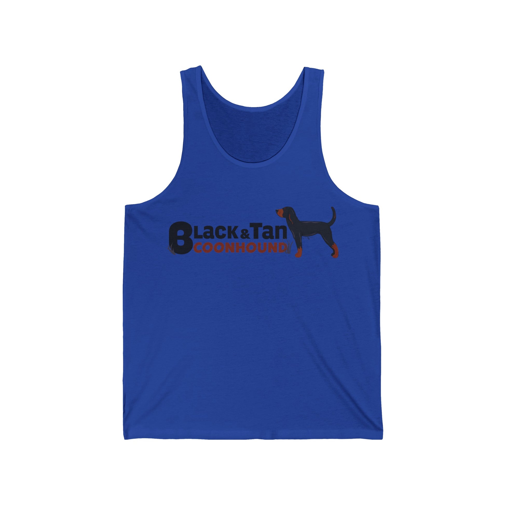 Black and Tan coonhound tank
