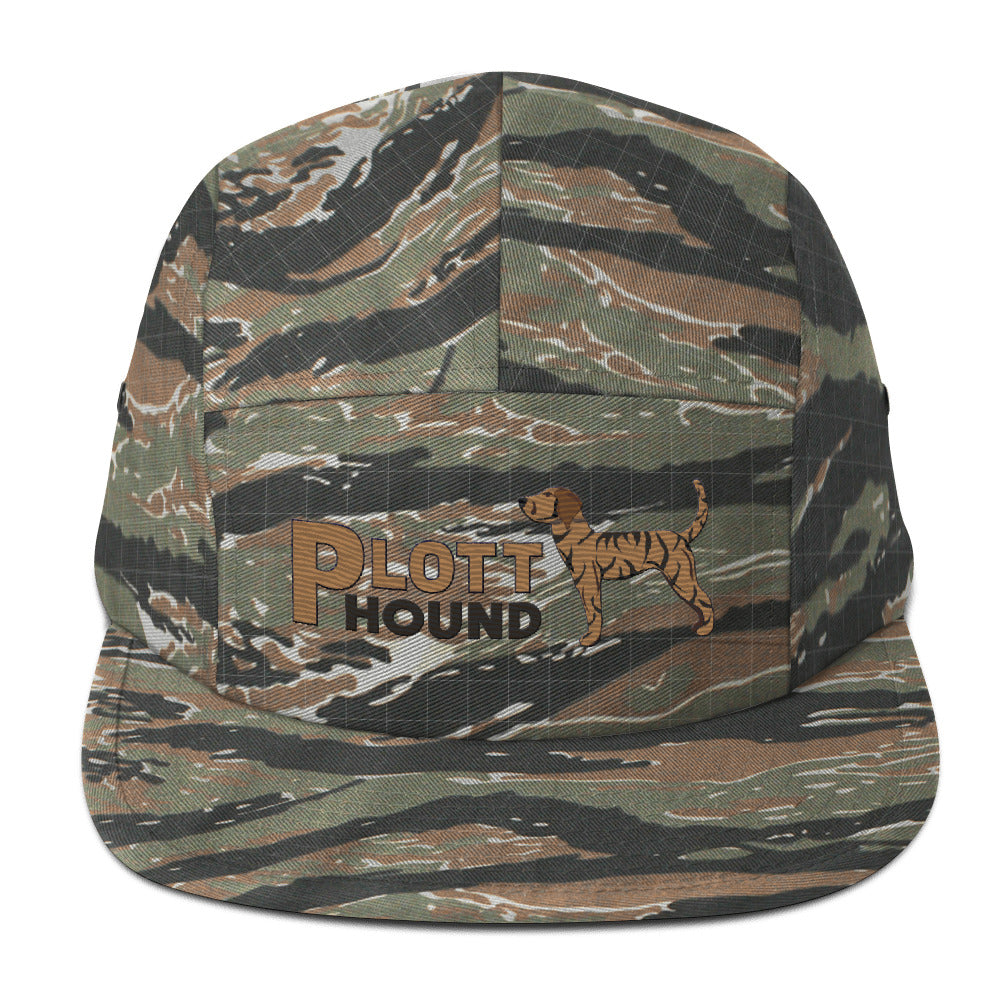 Light Brindle Plott Hound Cap- Embroidered Design