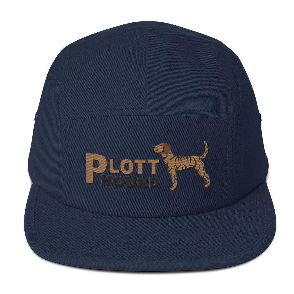 Light Brindle Plott Hound Cap- Embroidered Design