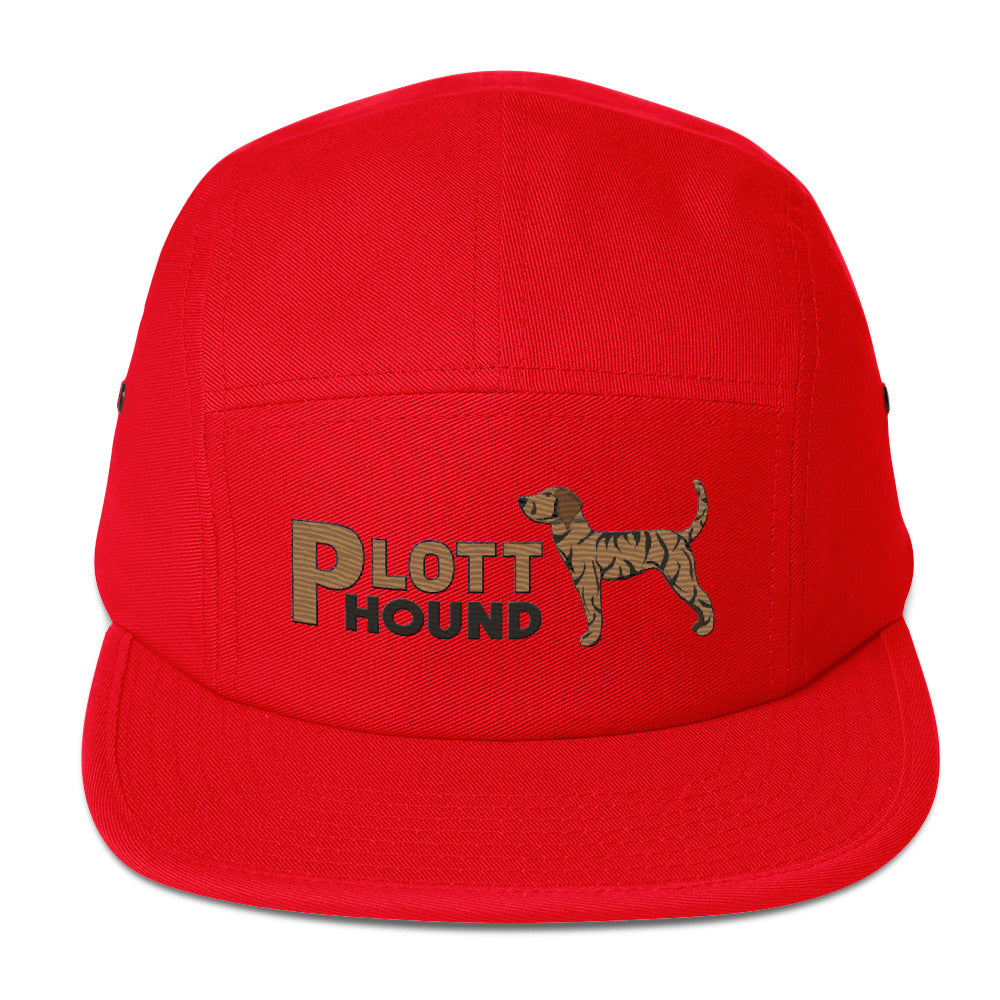 Light Brindle Plott Hound Cap- Embroidered Design