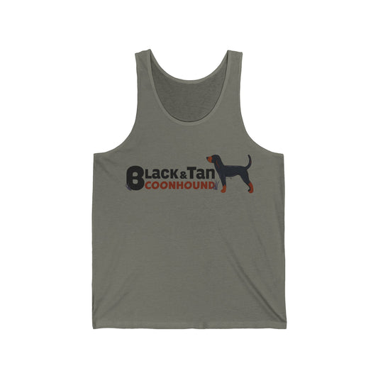 Black and Tan coonhound tank