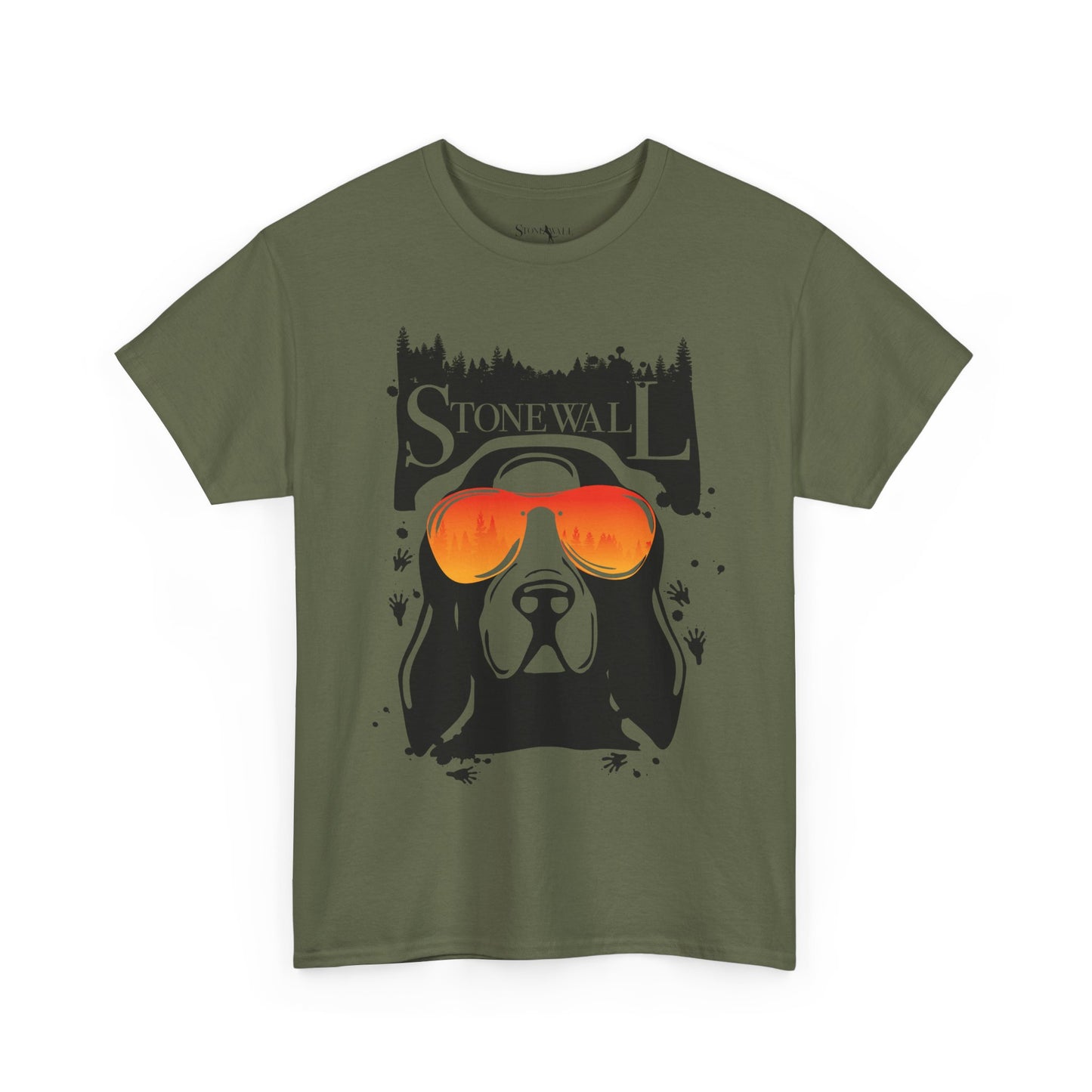 coonhound dog graphic tee funky hound shirt outdoor lifestyle apparel Stonewall828