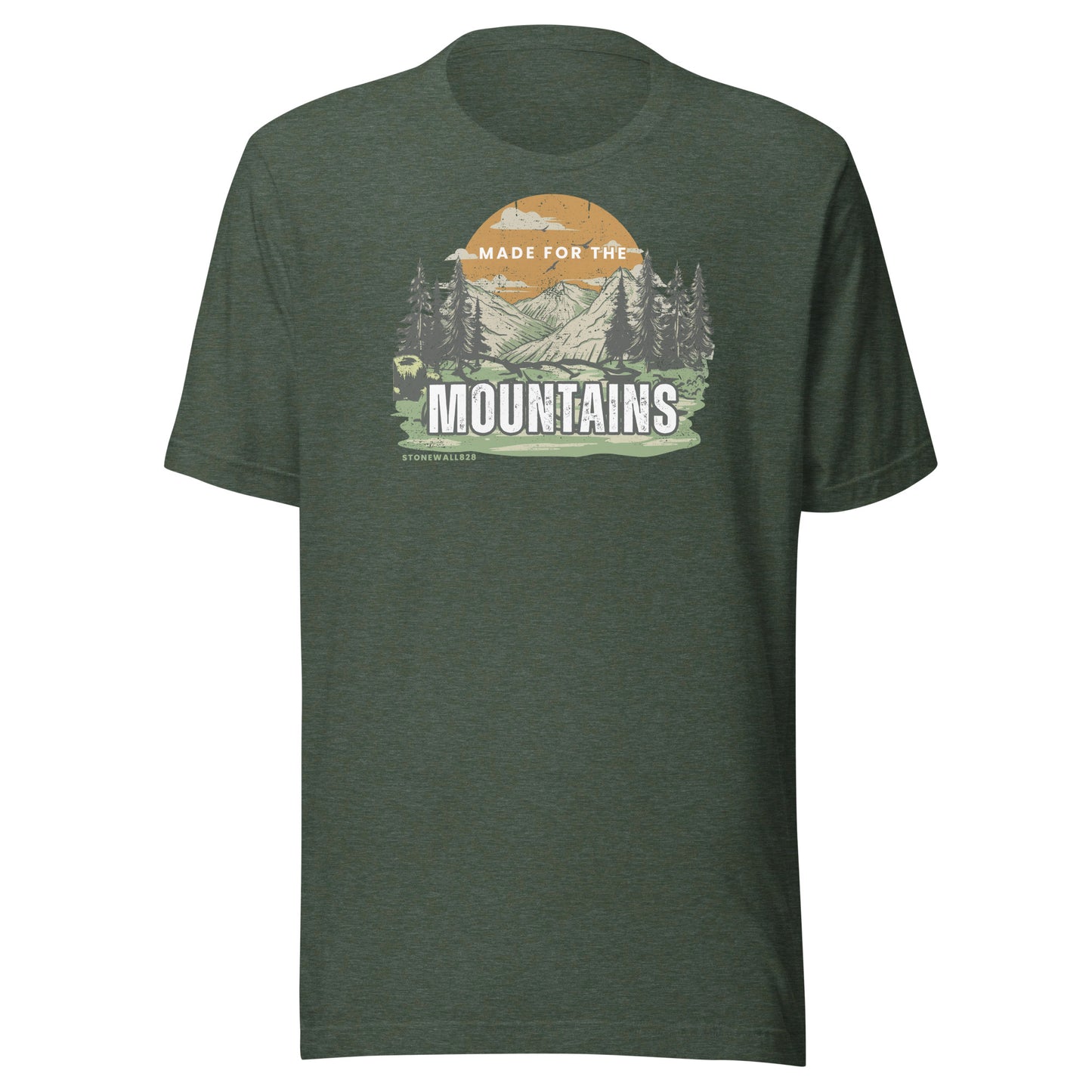 Appalachian Mountains graphic t-shirt North Carolina outdoor apparel Stonewall828