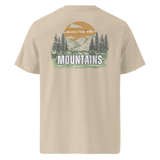 Product mockup. Inspired by the Appalachian Mountains, this heritage graphic tee was built for those who don't just visit the outdoors — but actually live it. From worn-in boots to the kind of days that end with a view, this design represents a lifestyle rooted in the mountains