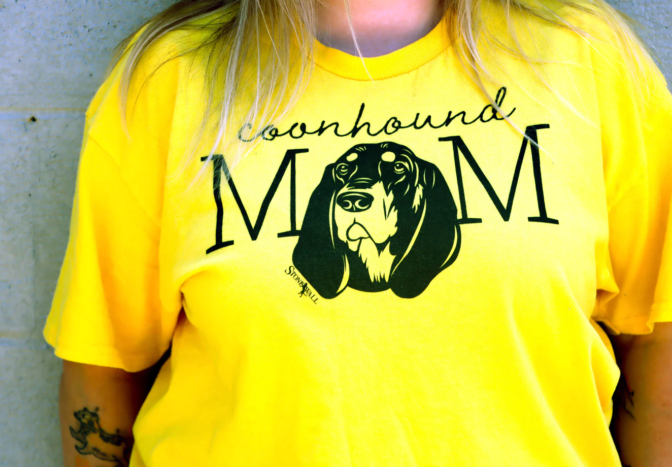 Coonhound Mom Tee