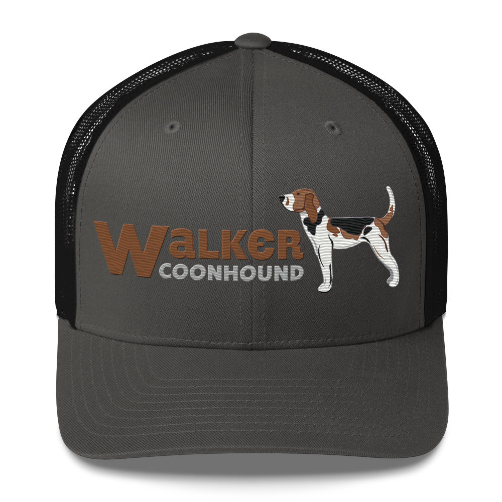 Walker Coonhound Trucker Hat- Embroidered Design