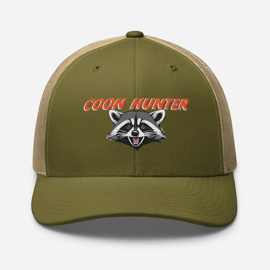 Coon Hunter Trucker Hat- Embroidered