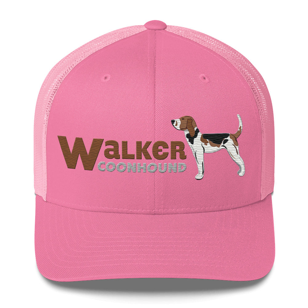 Walker Coonhound Trucker Hat- Embroidered Design