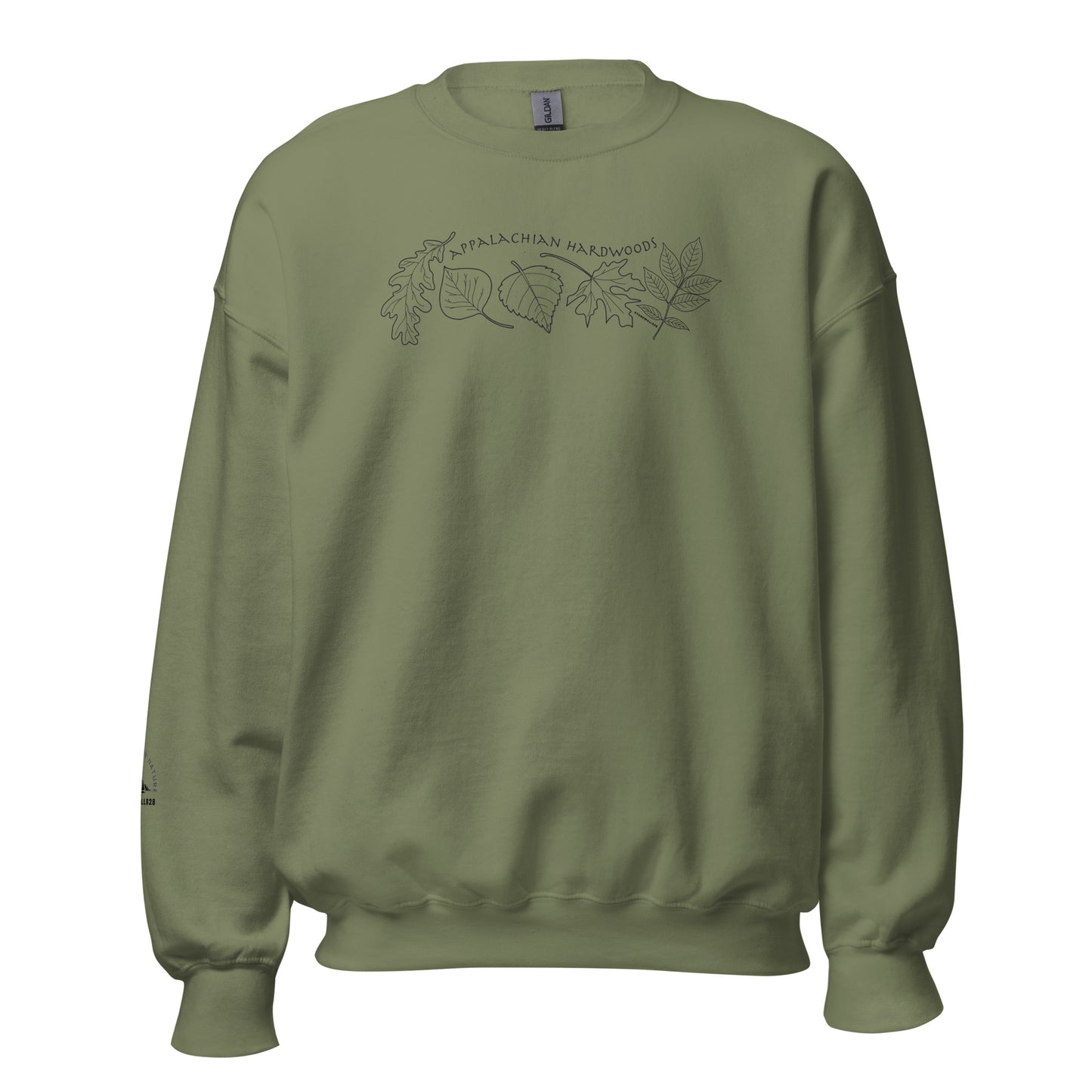 Appalachian hardwood forest sweatshirt mountain nature pullover Stonewall828 apparel