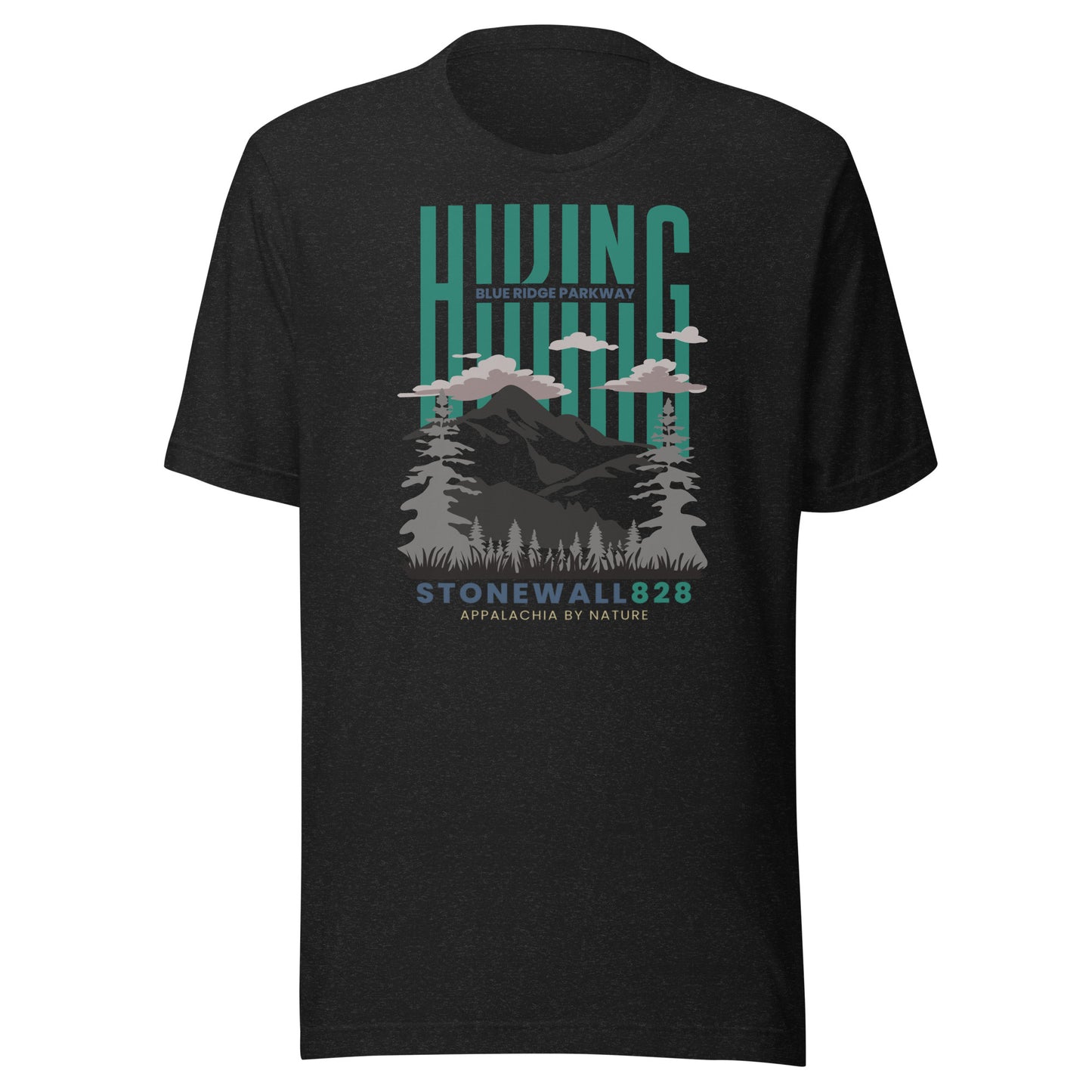hiking the Blue Ridge Parkway graphic tee North Carolina mountain trail shirt