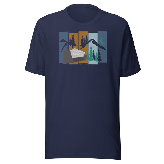 Blue Ridge Parkway highest elevation t-shirt Richland Balsam overlook 6053 feet Stonewall828