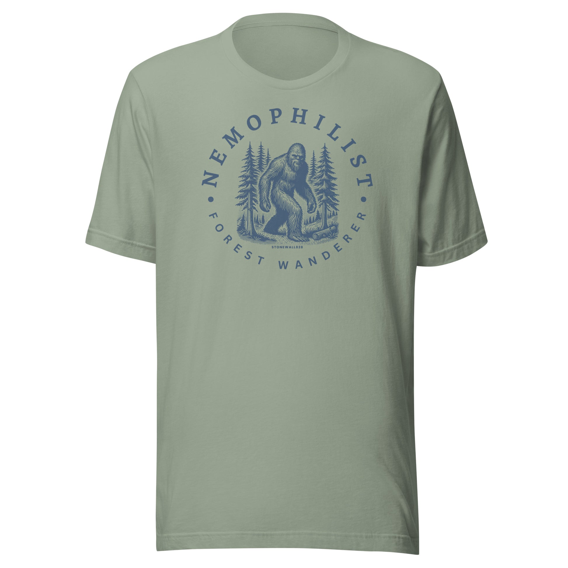 outdoor adventure forest wanderer bigfoot seeker graphic t-shirt mountain hiking apparel Stonewall828